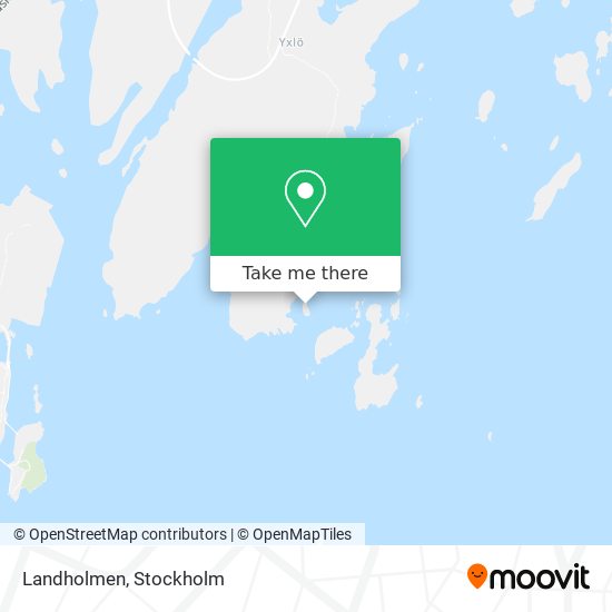 Landholmen map