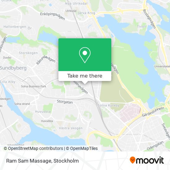 Ram Sam Massage map