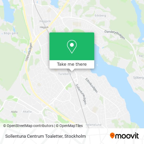 Sollentuna Centrum Toaletter map