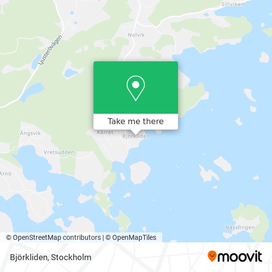 Björkliden map