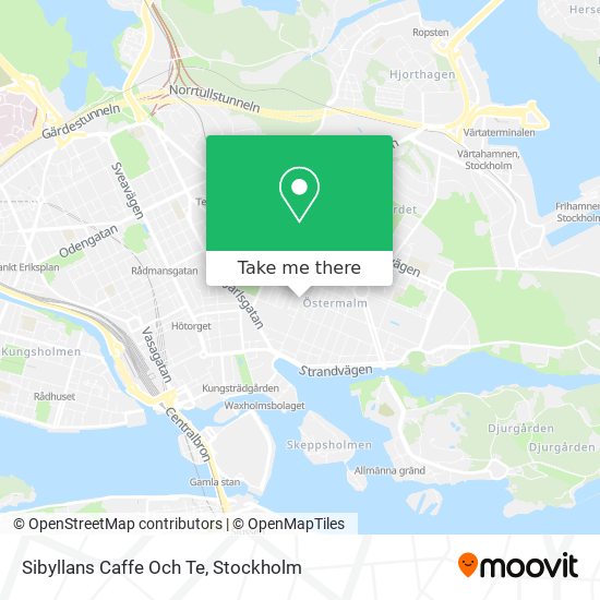 Sibyllans Caffe Och Te map