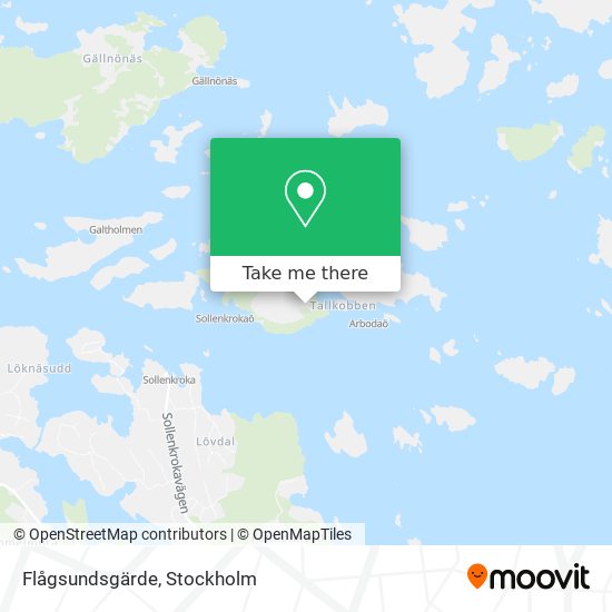 Flågsundsgärde map