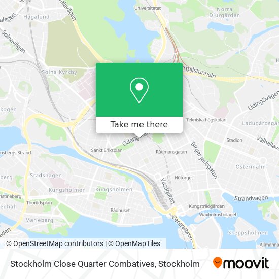Stockholm Close Quarter Combatives map
