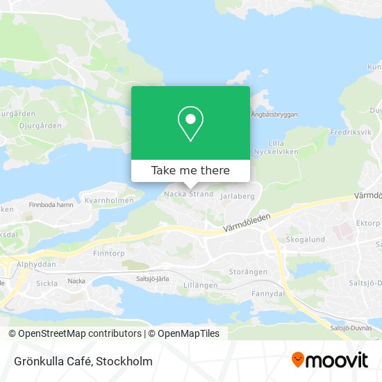 Grönkulla Café map