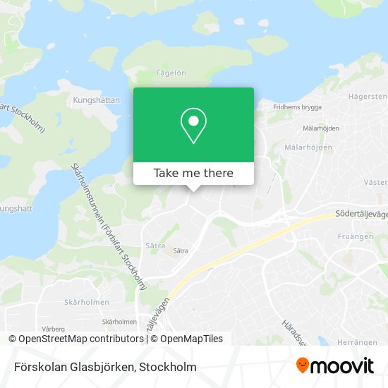 Förskolan Glasbjörken map