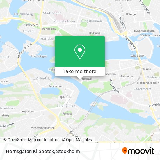 Hornsgatan Klippotek map