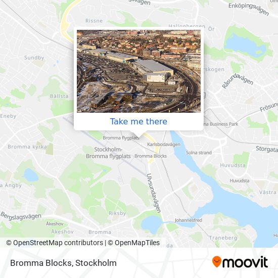 Bromma Blocks map