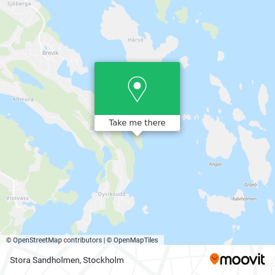 Stora Sandholmen map