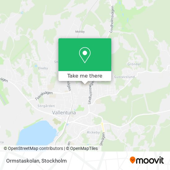 Ormstaskolan map