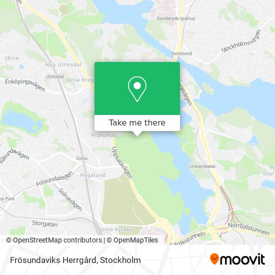 Frösundaviks Herrgård map