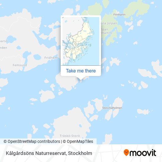 Kålgårdsöns Naturreservat map