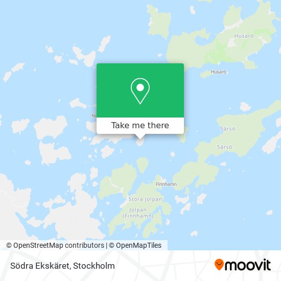 Södra Ekskäret map