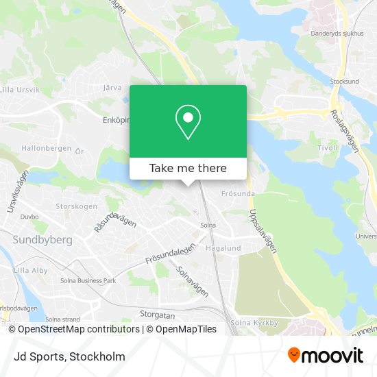 Jd Sports map