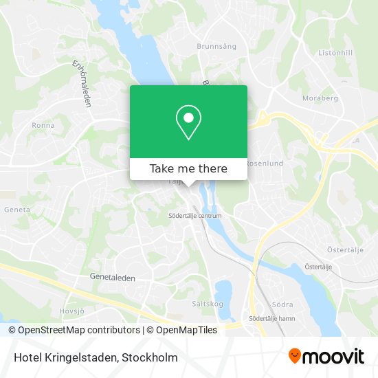 Hotel Kringelstaden map