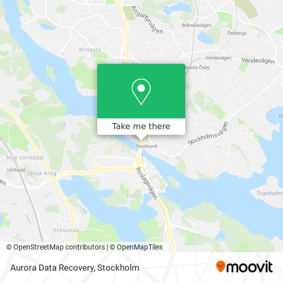 Aurora Data Recovery map