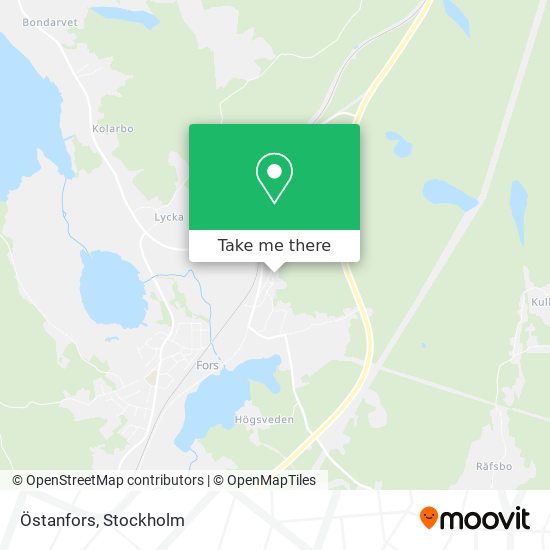 Östanfors map