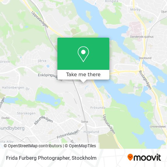 Frida Furberg Photographer map