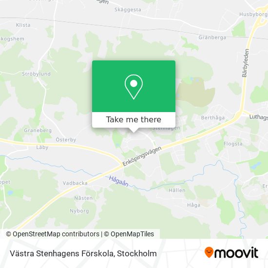 Västra Stenhagens Förskola map