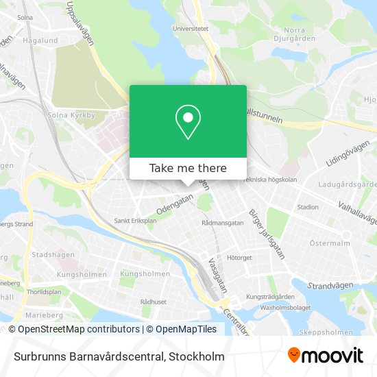 Surbrunns Barnavårdscentral map