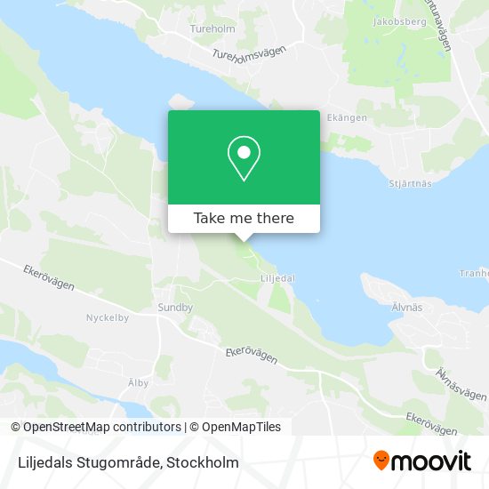 Liljedals Stugområde map