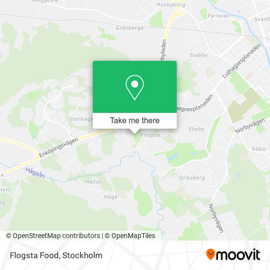 Flogsta Food map