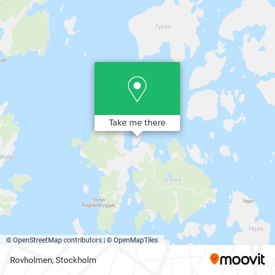 Rovholmen map