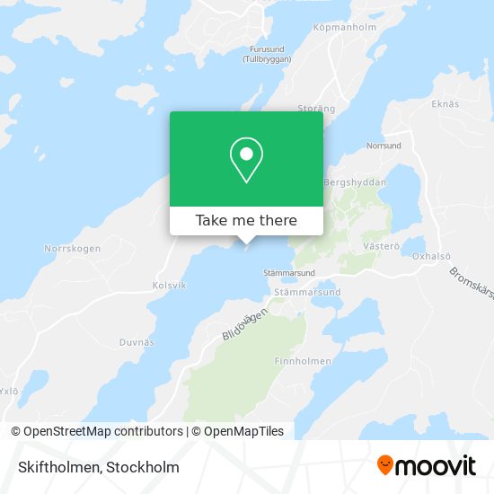Skiftholmen map