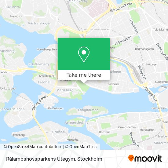 Rålambshovsparkens Utegym map