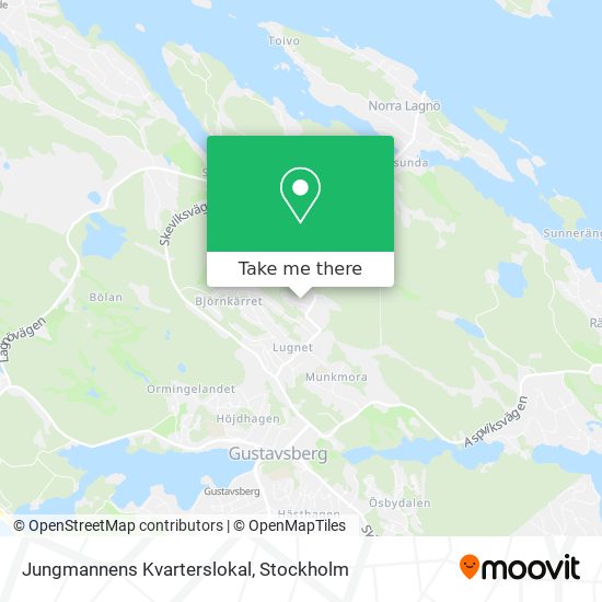 Jungmannens Kvarterslokal map