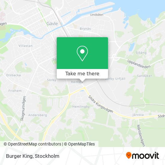 Burger King map