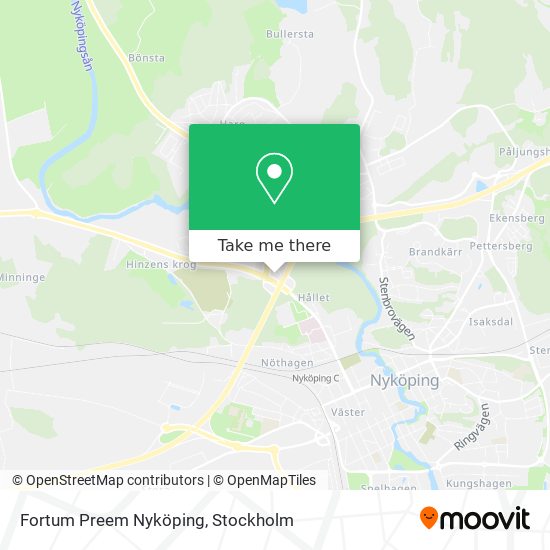 Fortum Preem Nyköping map