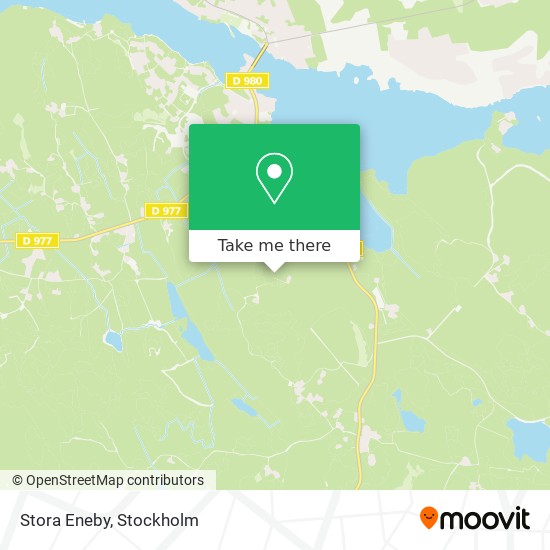 Stora Eneby map