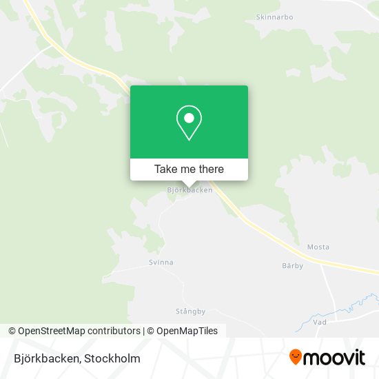 Björkbacken map