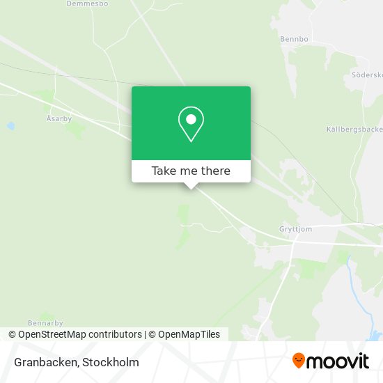 Granbacken map