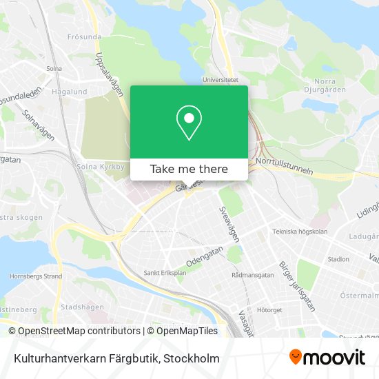 Kulturhantverkarn Färgbutik map