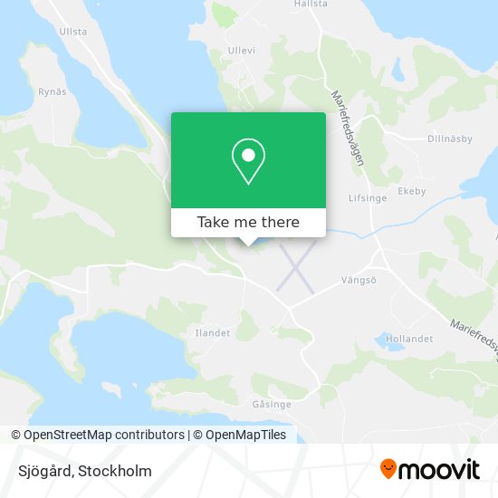 Sjögård map