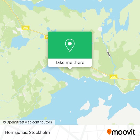 Hörnsjönäs map