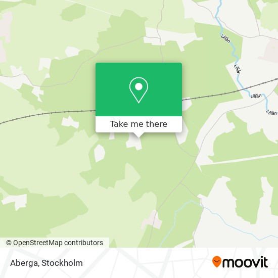 Aberga map