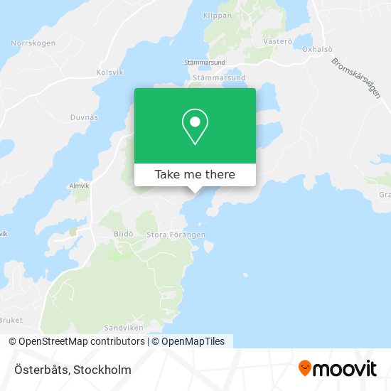 Österbåts map