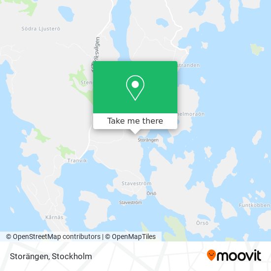 Storängen map