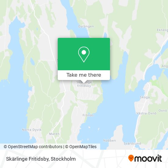 Skärlinge Fritidsby map