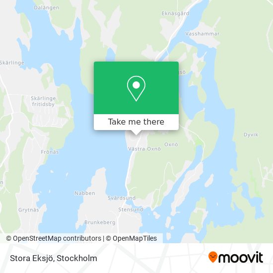 Stora Eksjö map