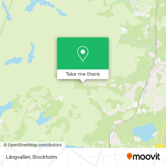 Långvallen map