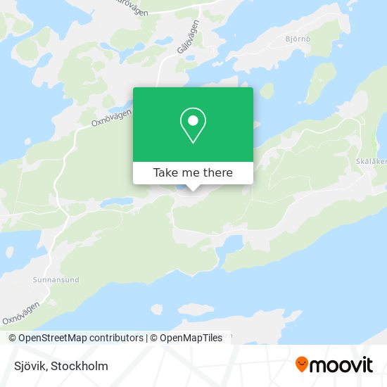 Sjövik map