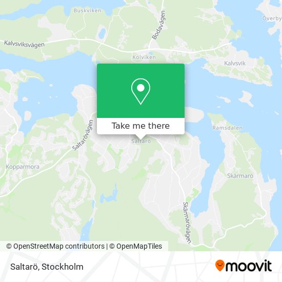 Saltarö map