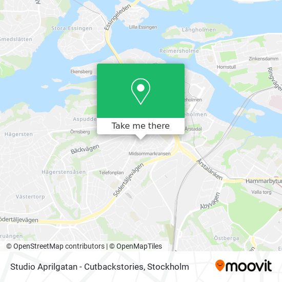 Studio Aprilgatan - Cutbackstories map