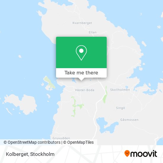 Kolberget map