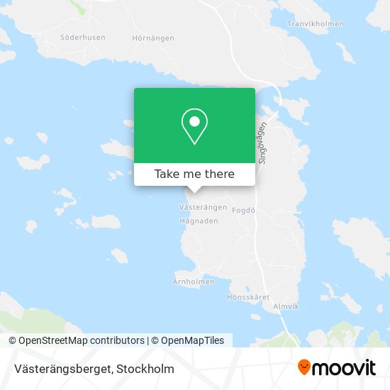 Västerängsberget map