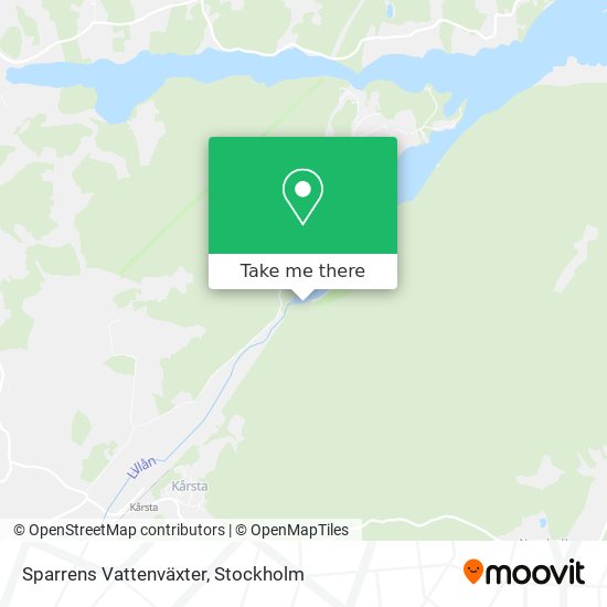 Sparrens Vattenväxter map