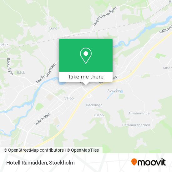 Hotell Ramudden map